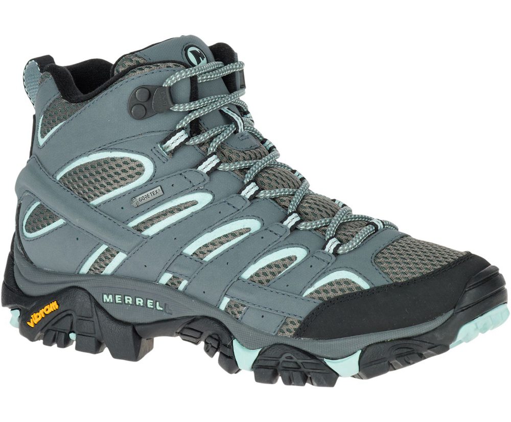 Merrell Støvler Dame - Moab 2 Mid Gore-Tex® - Grå - YKE394728